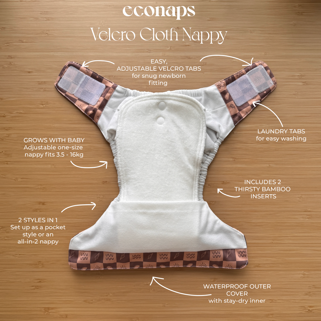 Cloud 2.0 Modern Velcro Cloth Diaper