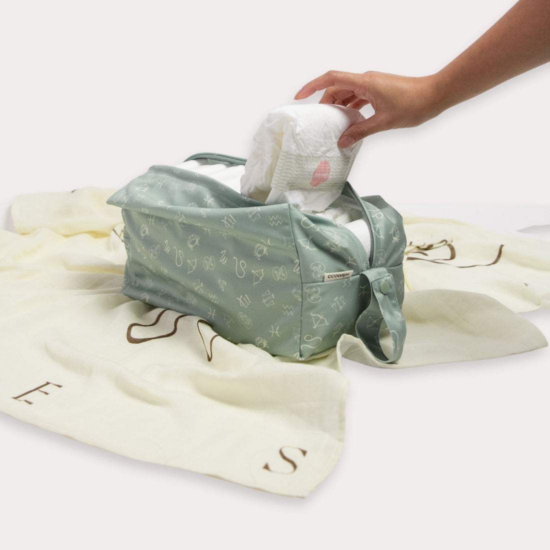 Zodiac Pod Wet Bag  - Sage