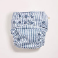 Indigo Pinstripe 2.0 Modern Cloth Diaper