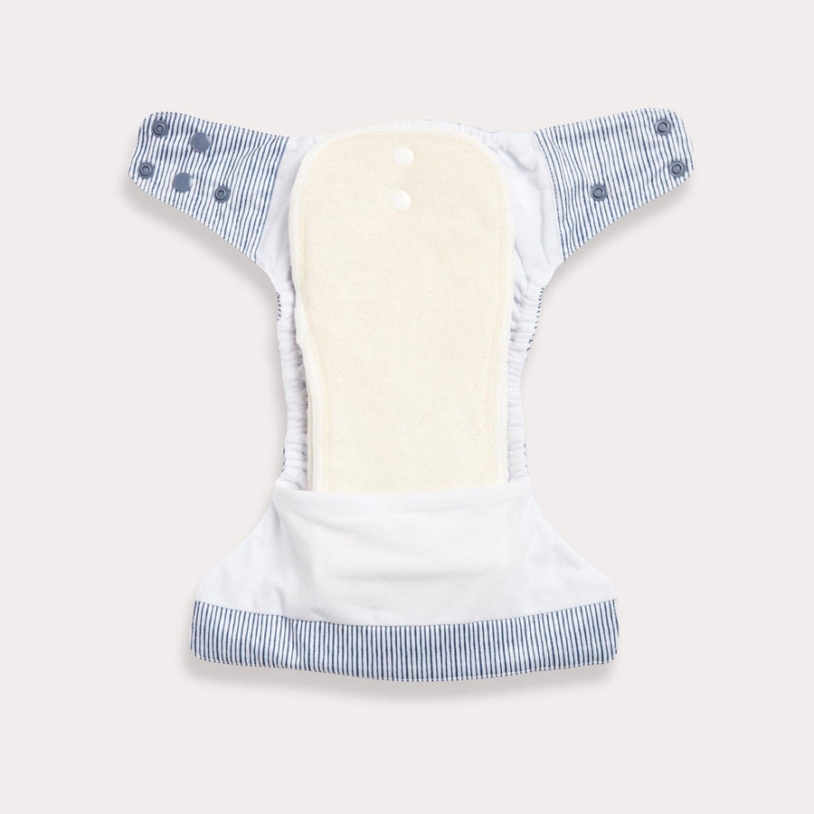 Indigo Pinstripe 2.0 Modern Cloth Diaper