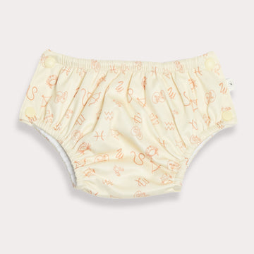 Zodiac Swim Diaper - Ecru