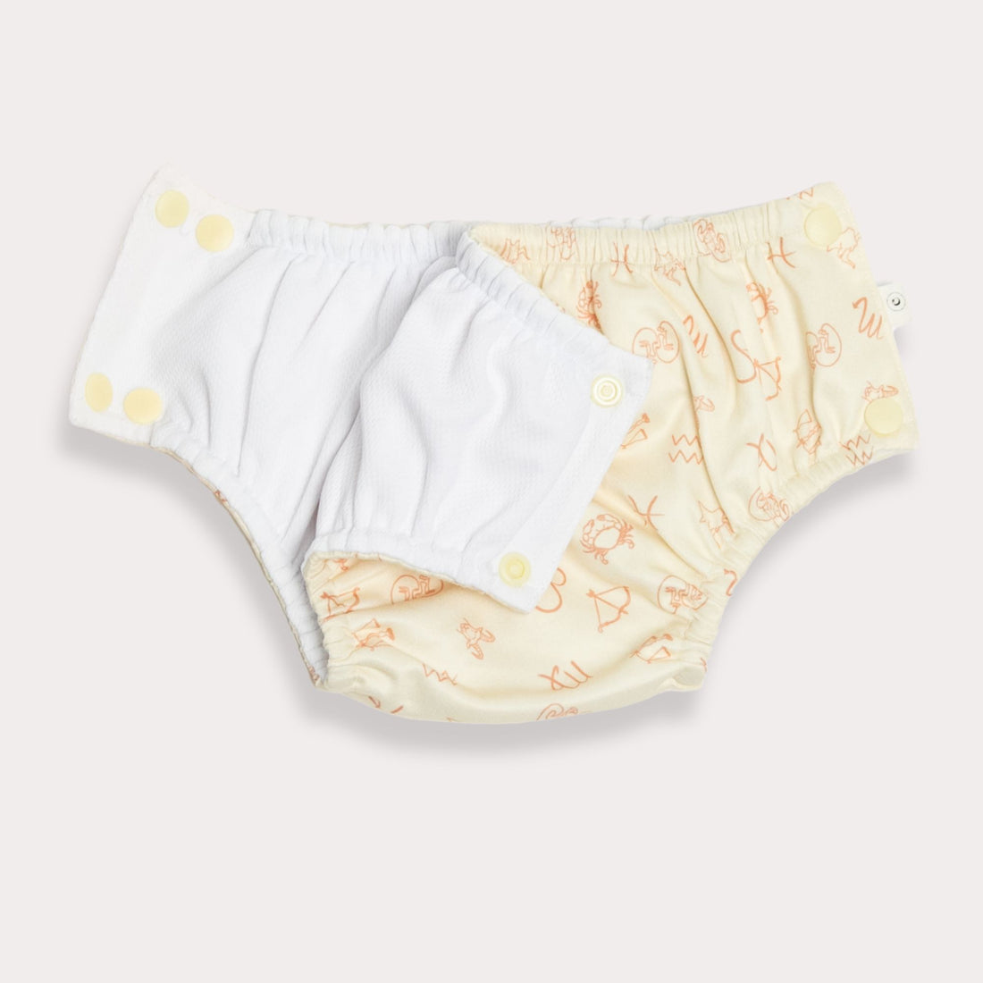 Zodiac Swim Diaper - Ecru