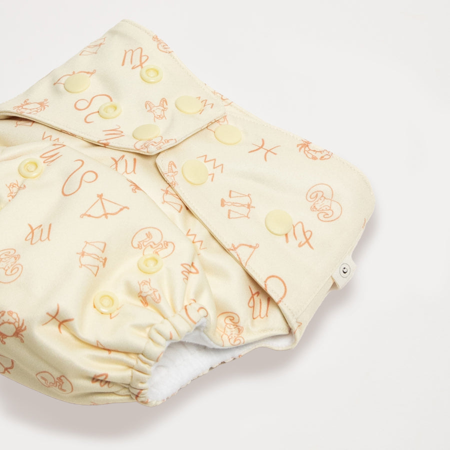 Zodiac 2.0 Modern Cloth Diaper - Ecru