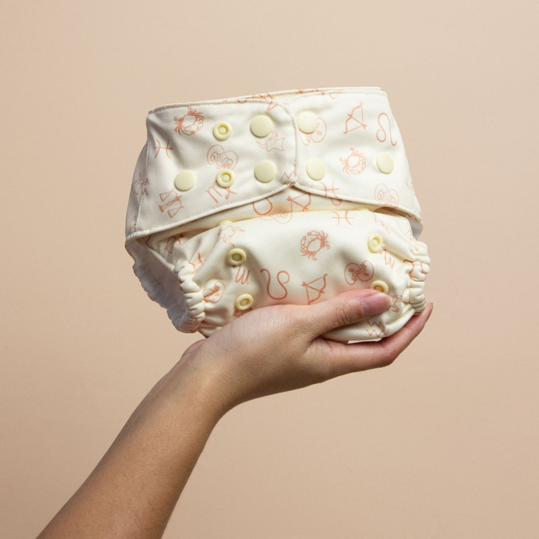 Zodiac 2.0 Modern Cloth Diaper - Ecru