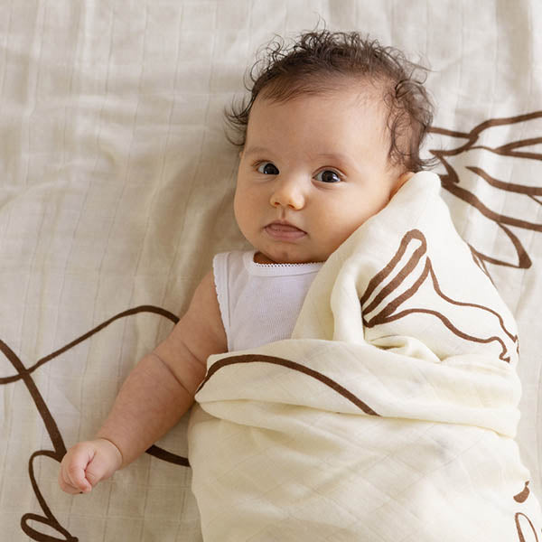 Zodiac Muslin Swaddle - Capricorn